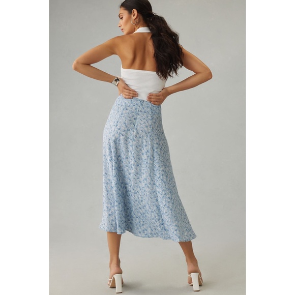 NEW Reformation Zoe Skirt Brooke 12 - Picture 4 of 15